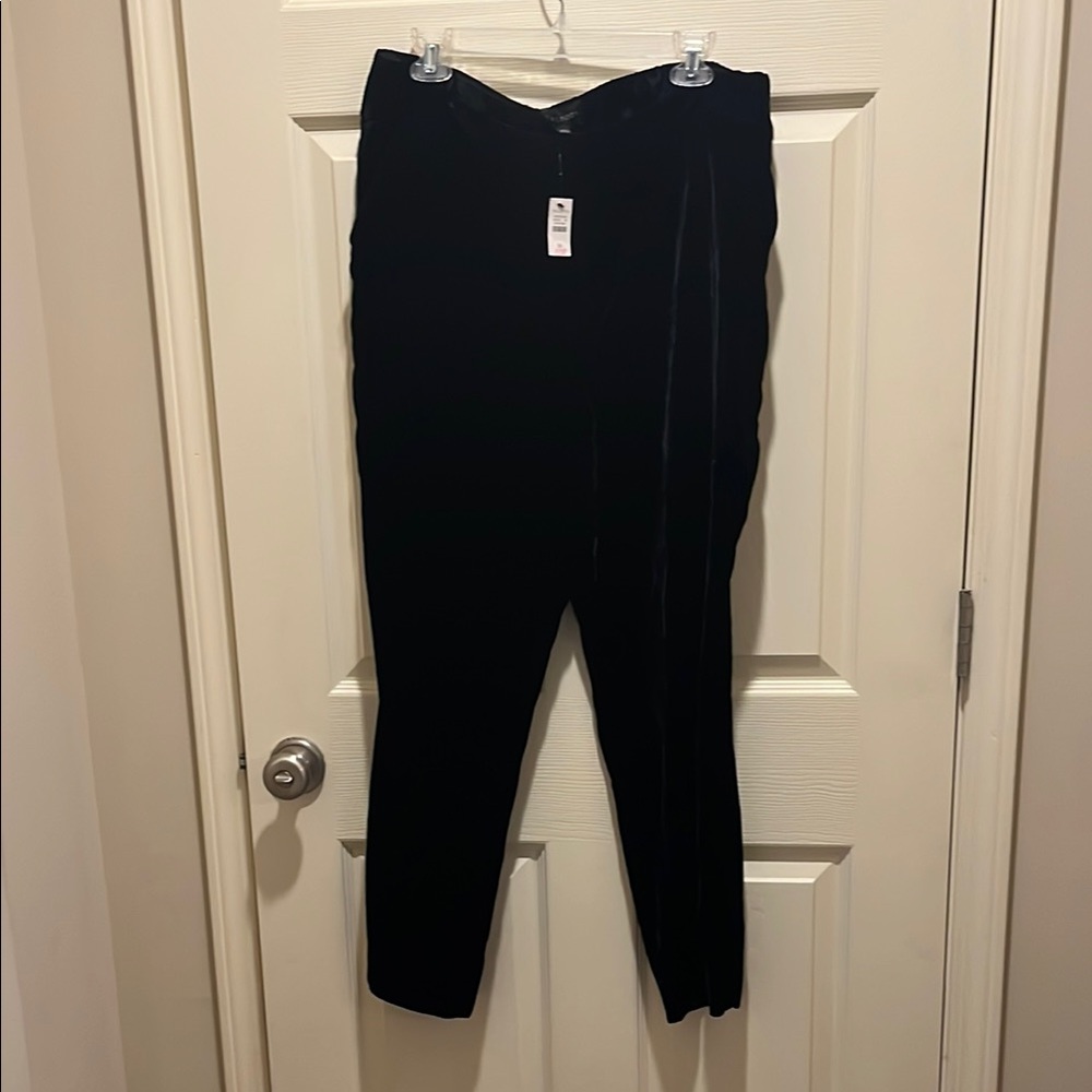 Talbots Black Velvet Pants